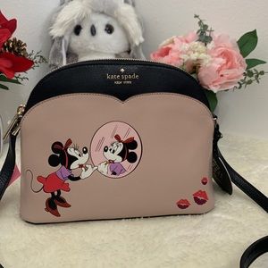 Disney Kate Spade Minnie Mouse Leather Crossbody